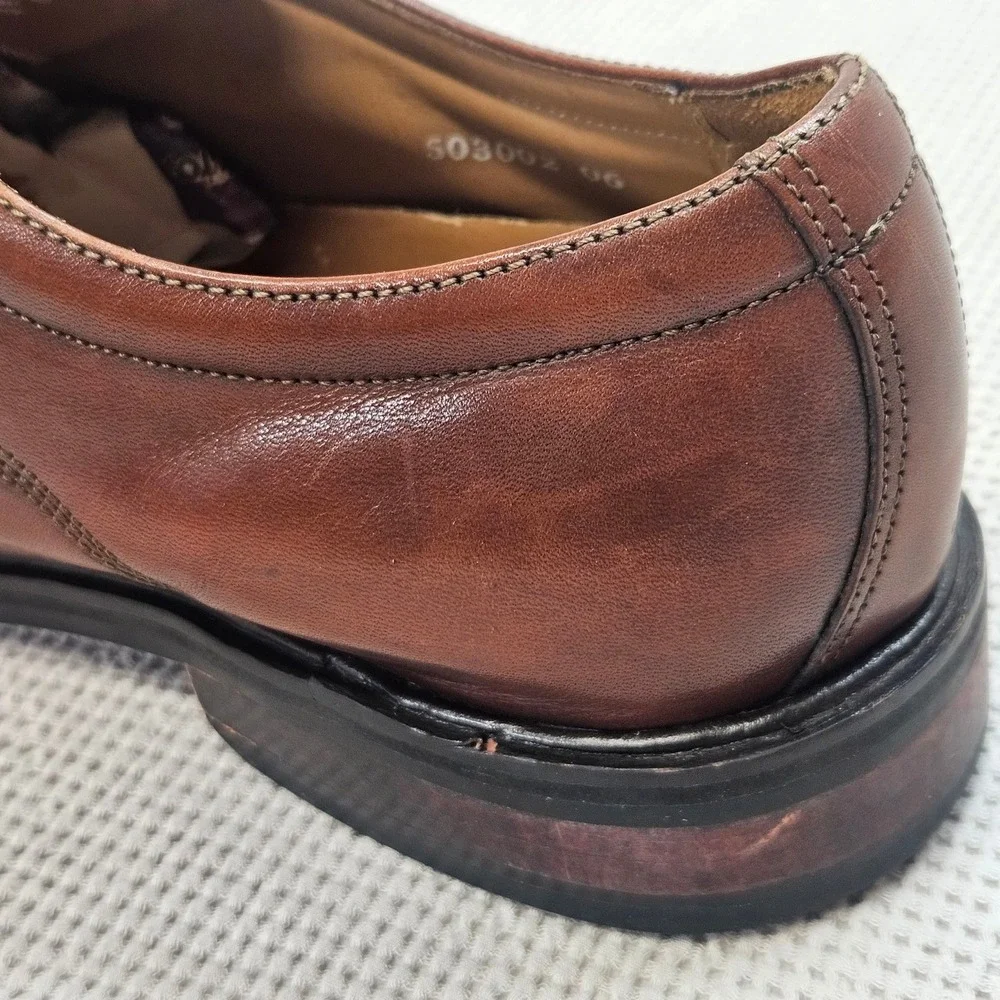 Florsheim Comfortech DM2‎ Brown Leather Derby Dress Shoes Mens 12 D 18292-03
